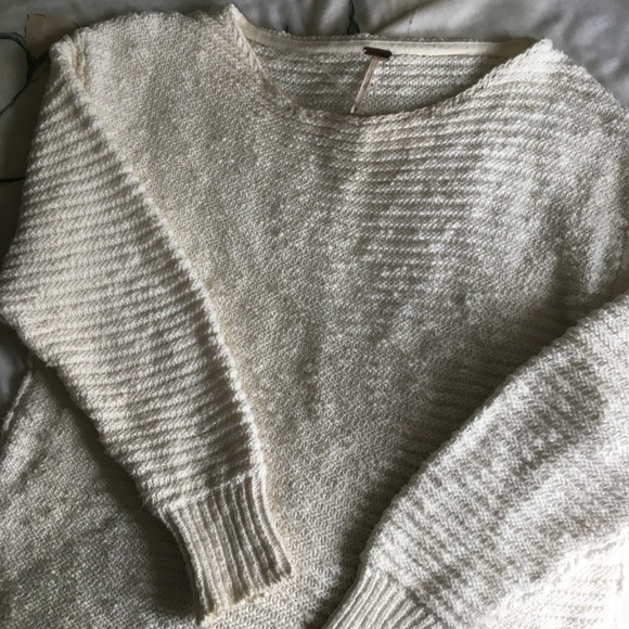 Free People Menace Sweater in Ivory XS - Picture 5 of 6